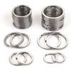 Stainless Steel Key Ring Handmade Jewelry Accessories With Geometric Totem And Electroplating