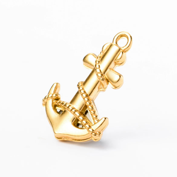 Stainless Steel Key Rudder Anchor Conch Retro Marine Hip Hop Fashion Jewelry Pendant