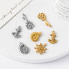 Stainless Steel Key Rudder Anchor Conch Retro Marine Hip Hop Fashion Jewelry Pendant