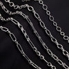 Stainless Steel Knotted Chain Jewelry Electroplated Bracelet Necklace Punk