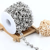 Stainless Steel Knotted Cross Pearl Chain Jewelry Accessories With Electrolysis Process