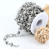 Stainless Steel Knotted Cross Pearl Chain Jewelry Accessories With Electrolysis Process