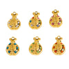 Stainless Steel Ladybug Jewelry Pendant With Electroplating Process And Zircon