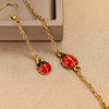 Stainless Steel Ladybug Pendant Jewelry Accessories With Dripping Oil Treatment