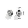 Stainless Steel Lantern Pattern Curved Beads Vacuum Goldplated Diy Handmade Accessories