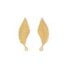 Stainless Steel Leaf Pendant Hip Hop Jewelry Accessories With Electroplating