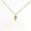 316L Stainless Steel Letter Fashion Necklace Electroplated Cross Chain For Women