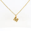 316L Stainless Steel Letter Fashion Necklace Electroplated Cross Chain For Women