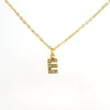 316L Stainless Steel Letter Fashion Necklace Electroplated Cross Chain For Women