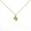 316L Stainless Steel Letter Fashion Necklace Electroplated Cross Chain For Women