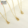316L Stainless Steel Letter Fashion Necklace Electroplated Cross Chain For Women