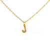 316L Stainless Steel Letter Fashion Necklace Electroplated Cross Chain For Women