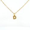 316L Stainless Steel Letter Fashion Necklace Electroplated Cross Chain For Women