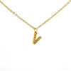316L Stainless Steel Letter Fashion Necklace Electroplated Cross Chain For Women