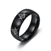 Stainless Steel Letter G Ring With Polished Finish Unisex Statement Jewelry For Wholesale