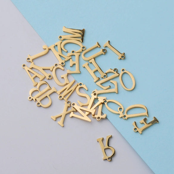 Stainless Steel Letter Jewelry Accessories Pendant With Fine Polishing