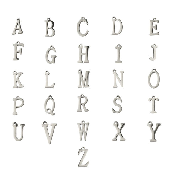 Stainless Steel Letter Jewelry Accessories Pendant With Fine Polishing