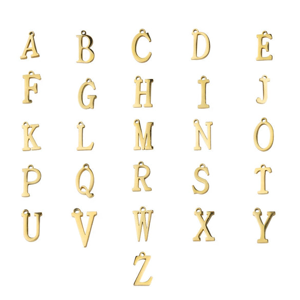 Stainless Steel Letter Jewelry Accessories Pendant With Fine Polishing
