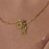 Stainless Steel Letter Necklace Electroplated Minimalist Accessories