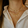 Stainless Steel Letter Pendant 18K Gold Plated Fashion Jewelry Accessories