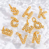 Stainless Steel Letter Pendant 18K Gold Plated Fashion Jewelry Accessories