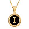 316L Stainless Steel Letter Pendant Necklace Jewelry