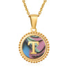 316L Stainless Steel Letter Pendant Necklace Jewelry