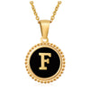 316L Stainless Steel Letter Pendant Necklace Jewelry