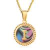 316L Stainless Steel Letter Pendant Necklace Jewelry