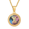 316L Stainless Steel Letter Pendant Necklace Jewelry