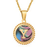 316L Stainless Steel Letter Pendant Necklace Jewelry
