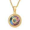 316L Stainless Steel Letter Pendant Necklace Jewelry