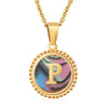 316L Stainless Steel Letter Pendant Necklace Jewelry