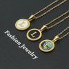 316L Stainless Steel Letter Pendant Necklace Jewelry
