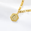 Stainless Steel Letters Anklet Necklace With Electroplating Design For Women