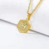 Stainless Steel Letters Anklet Necklace With Electroplating Design For Women