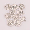 Stainless Steel Life Tree Pendant Handmade Polished Electroplated Accessories