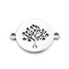 Stainless Steel Life Tree Pendant Jewelry Accessories For Diy Necklace And Bracelet Making With Electroplating