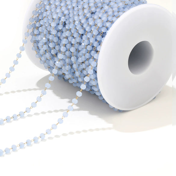 Stainless Steel Light Luxury Geometric Gold Bead Chain Jewelry Accessories For Diy Bracelet And Necklace With Electroplating Treatment