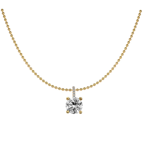 Stainless Steel Light Luxury Geometric Tennis Zircon Emerald Zircon Short Necklace With Diamond Design