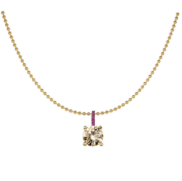 Stainless Steel Light Luxury Geometric Tennis Zircon Emerald Zircon Short Necklace With Diamond Design