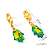 Stainless Steel Light Luxury Heart Shape Electroplating Women's Earrings