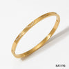 Stainless Steel Light Luxury Simple Fashion Ol Women's Bracelet With Electroplating And Geometric Design