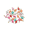 Stainless Steel Lightning Inlay Pendant Jewelry Accessories