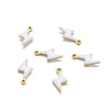 Stainless Steel Lightning Inlay Pendant Jewelry Accessories