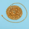 Stainless Steel Lip And Butterfly Chain Jewelry Accessories Electroplated With Gold And Ellipse Pattern For Necklace And Bracelet