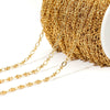 Stainless Steel Lip Chain Electroplated Fashion Apparel Jewelry Necklace Chain Accessories