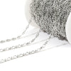 Stainless Steel Lip Chain Electroplated Fashion Apparel Jewelry Necklace Chain Accessories