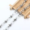 Stainless Steel Lip Knot Chain Electrolysis Hip Hop Style Bracelet Necklace Accessories