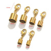 Stainless Steel Lobster Buckle Leather Rope Bracelet Buckle Round Electroplated Diy Jewelry Accessories